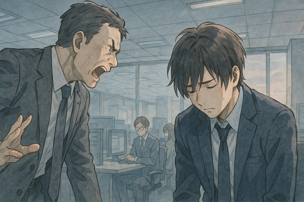 退職時の人間関係の悪化や上司に怒られた時