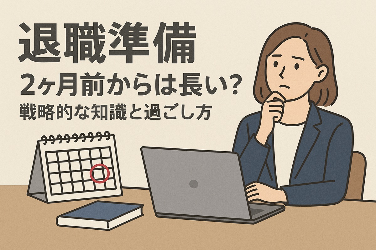 退職準備を2ヶ月前からでは長い？戦略的な知識と過ごし方