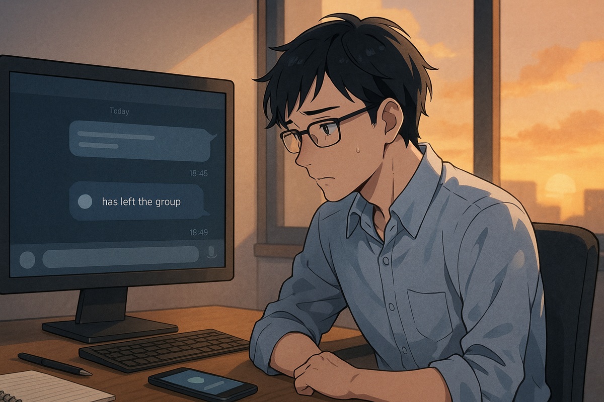 退職時のLINEグループ退会の挨拶なしはバレる？通知と履歴の仕様