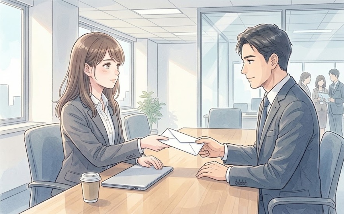 会社と退職合意した後の確認メール送付と退職届の提出