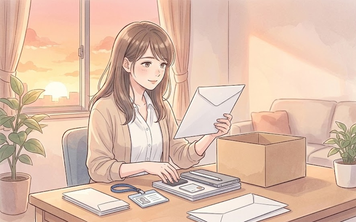 退職時に行う会社の備品返却マナーと公的書類の受領方法