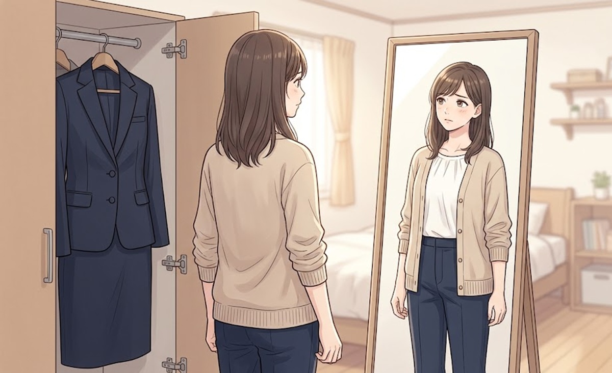 退職時の訪問で私服やオフィスカジュアルは許容されるか