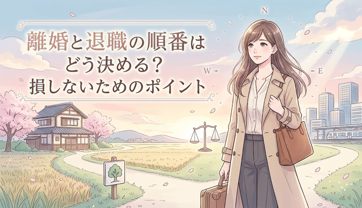 離婚と退職の順番はどう決める？損しないためのポイント